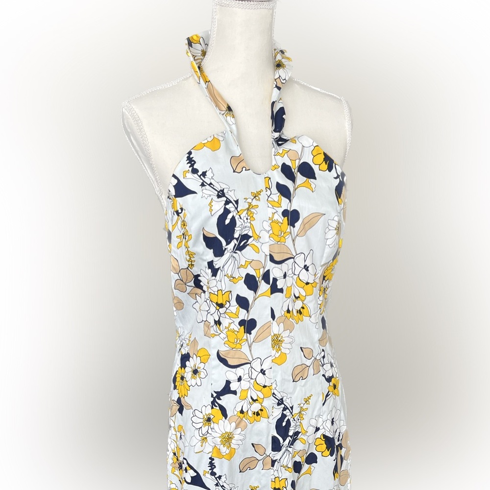 Handmade 1970s halter top maxi one of a kind - Picture 3 of 12